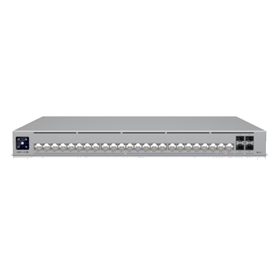 SWITCH 24P POE++ LAN GIGABIT UBIQUITI USW-PRO-HD-24-POE L322P 2.5GBE -2P 10GBE POE++ 4P SFP+10G-POE TOTALE DI 600W