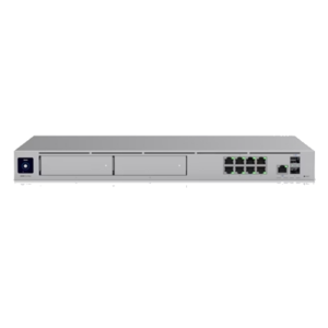 UNIFI OS CONSOLE DREAM MACHINE UBIQUITI UDM-PRO-MAX 8GB DD4 RAM-X2 HDD 3.5" NVR-1U RACK-8P GBE RJ45-1P SFP+ 10G-1P WAN 2.5GB-