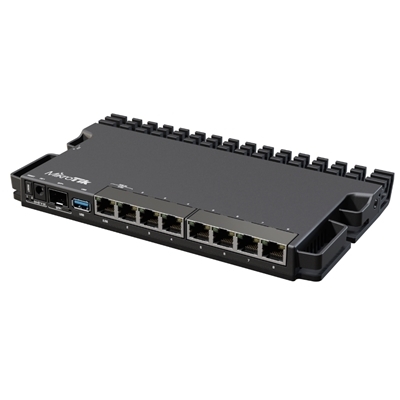 ROUTER MIKROTIK RB5009UG+S+IN 7P. GBPS 1 SFP+ 1P. 2,5GBPS 1GB QUAD CORE 1.4GHZ ROS7
