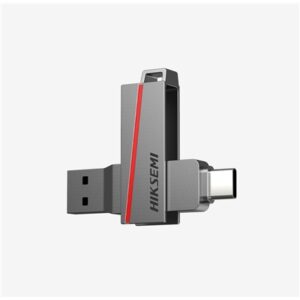 FLASH DRIVE DUAL USB3.2+USB-C32GB HIKVISION/HIKSEMI HS-USB-E307C-32GB METAL CASE