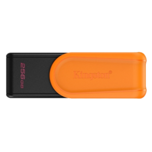 FLASH DRIVE USB3.2 256GB KINGSTON DTXS/256GB EXODIA S NERO/ARANCIONE