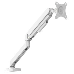 SUPPORTO A BRACCIO UNIVERSALE A GAS X MONITOR 13-30"ATLANTIS P022-MA10-C012 BIANCOFINO 8KG-TRIPLO SNODO ORIZ.-VESA:75X75/100X100