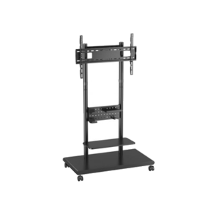 CARRELLO PORTA TV MOBILE 55/90" EQUIP 650635 CON RIPIANO FORATO EAN:4015867243008