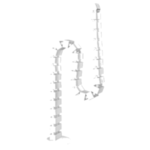 PASSACAVIEQUIP 650809 - BIANCO (BLOCCHI DI COLLEGAMENTO A SCATTO CON PIASTRA DI BASE ACCIAIO 7" DIAMETRO) EAN:4015867203828