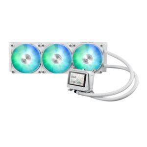 DISS A LIQUIDO ASUS MAX GAMING LC 360 ARGB LCD WHITE RADIATOR-120X394X27MM 3X120MM ARGB LCD2,4" LGA1851-1700-AM5 90RC FINO:31/03