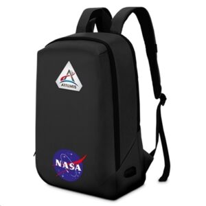 BORSA ZAINO NB 15.6" ATLANTIS NS-KLB200504-B MOD. NASA- NERO-CAP.25L-1P USB EST.+CAVO PROL.INT.-TASCA PORTA OGG. FINO:31/12