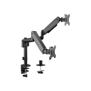 STAFFA X DOPPIO MONITOR DA TAVOLO 17"-32" EQUIP 650133 SUPP.FINO A 9KG - VESA FINO A 100X100 ROTAZIONE 360 -EAN: 4015 FINO:31/03