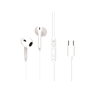 AURICOLARI USB-C CONCEPTRONIC BRENDAN02WBIANCHI - CAVO DA 1.2MT-TELECOMANDO IN LINEA PER CHIAMATE,MUSICA,CONTROLLO VOLUME