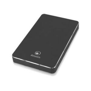 BOX EST X HD E SSD 2.5" SATA ATLANTIS A06-HDE-213CG(NECESSARIO HD) INTERF. USB 3.1 - GRIGIO SCURO (SUPP.HDD DA 9 E 7MM)