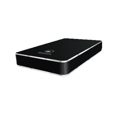 BOX EST X HD2.5" SATA ATLANTIS A06-HDE-213B (NECESSARIO HD) INTERF. USB3.0 -NERO ALLUMINIO SATINATO-GAR.2 ANNI