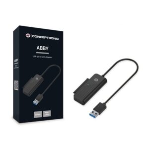 ADATTATORE DA USB3.0 A SATA CONCEPTRONIC ABBY01B ADATTO PER HDD O SSD SATA DA 2,5"-SUPP.UASP