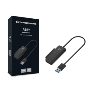 ADATTATORE DA USB3.0 A SATA CONCEPTRONIC ABBY01B ADATTO PER HDD O SSD SATA DA 2,5"-SUPP.UASP