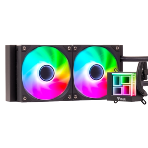 DISS A LIQUIDO ITEK HYDRO CUBE 240B ARGB - 240MM, SKT UNIVERSALE, PWM FAN NERO (ITLCHCA240)