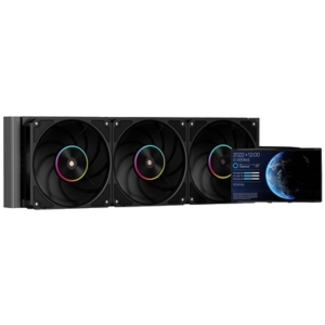 DISS A LIQUIDO ITEK THERMORA 50B - 360MM, SKT UNIVERSALE, ARGB PWM  FAN, LCD5" CON SOFTWARE (ITLCTHM50360B)