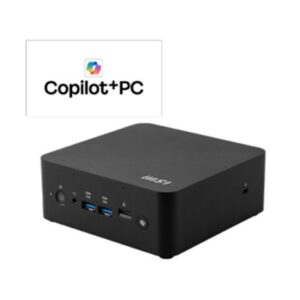 PC MSI MINI COPILOT+ PC CUBI NUC AI+ 2MG-028EU ULTRA9 32GB SSD2TB USB CR HDMI BT LAN WIFI6E W11PRO VESA 3Y