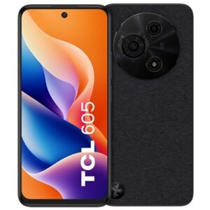 SMARTPHONE TCL 4G 605 T517F-2ALCA112 6.67/90HZ 8GB/256GB BLACK D.SIM AND.15 5200MAH FACE ID NFC COVER PELLICOLA