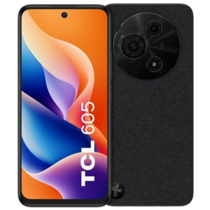 SMARTPHONE TCL 4G 605 T517F-2ALCA112 6.67/90HZ 8GB/256GB BLACK D.SIM AND.15 5200MAH FACE ID NFC COVER PELLICOLA