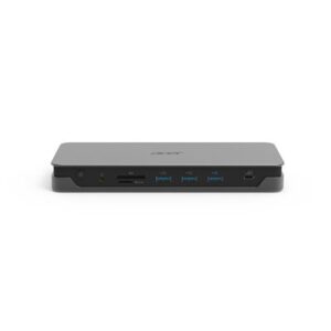 DOCKING STATION ACER GP.DCK11.01Q USB TYPE-C GRIGIO 2Y 3XUSB-A 1XUSB-C LAN 2XHDMI DP 1XSD 3.0 1XMICROSD FINO:31/03