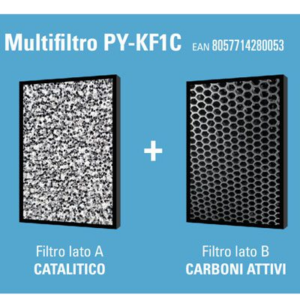 MULTIFILTRO PURIFY PY-KF1C PER SERIE K: COMPRENDENTE FILTRO A CARBONI ATTIVI + FILTRO CATALITICO