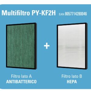 MULTIFILTRO PURIFY PY-KF2H PER SERIE K: COMPRENDENTE FILTRO HEPA + FILTRO ANTIBATTERICO