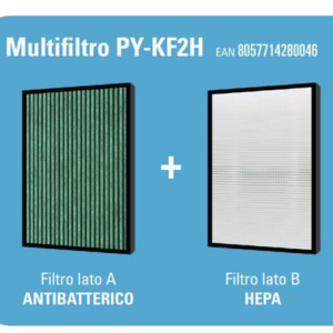 MULTIFILTRO PURIFY PY-KF2H PER SERIE K: COMPRENDENTE FILTRO HEPA + FILTRO ANTIBATTERICO