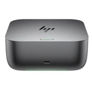 DOCKING STATION HP THUNDERBOLT 4 100W G6 9X472UT BLACK 2XUSBA 1THUNDERBOLT 4 2XUSBC 2XDP 1XLAN 1XHDMI 2,5GBE 1Y FINO:31/12