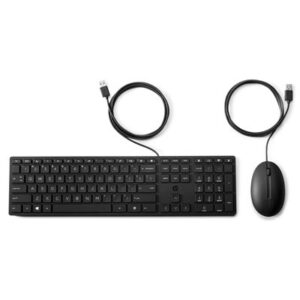 TASTIERA+MOUSE HP WIRED USB 320MK 9SR36UT BLACK 1Y FINO:31/12