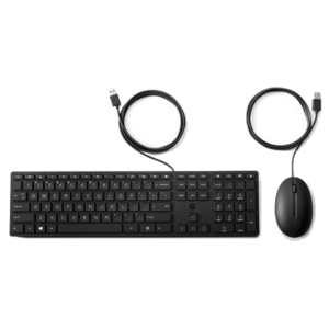 TASTIERA+MOUSE HP WIRED USB 320MK 9SR36UT BLACK 1Y FINO:31/12