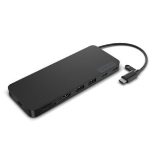 DOCKING STATION LENOVO USB-C SLIM 4X11N40212 BLK FINO 65W HDMI 2USB/2USBC 3Y HDMI CARDR RECYCLED MATERIAL 140X55X10.8MM