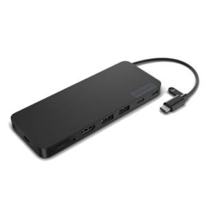 DOCKING STATION LENOVO USB-C SLIM 4X11N40212 BLK FINO 65W HDMI 2USB/2USBC 3Y HDMI CARDR RECYCLED MATERIAL 140X55X10.8MM