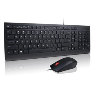 TASTIERA+MOUSE CABLATI LENOVO 4X31R64420 ESSENTIAL WIRED KEYBOARD AND MOUSE COMBO LINGUA ITALIANA BLACK TCOPILOT FINO:31/03