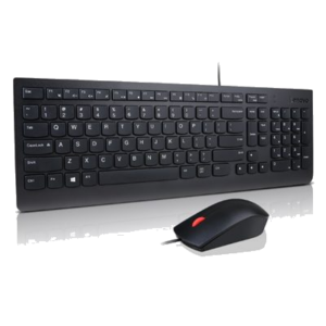 TASTIERA+MOUSE CABLATI LENOVO 4X31R64420 ESSENTIAL WIRED KEYBOARD AND MOUSE COMBO LINGUA ITALIANA BLACK TCOPILOT FINO:31/03