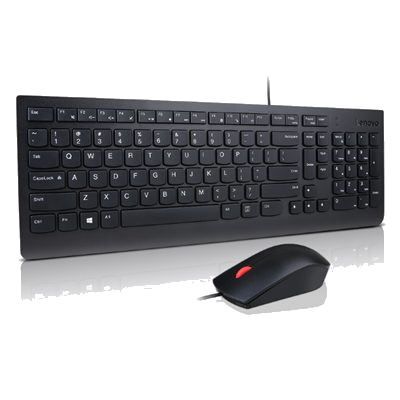 TASTIERA+MOUSE CABLATI LENOVO 4X31R64420 ESSENTIAL WIRED KEYBOARD AND MOUSE COMBO LINGUA ITALIANA BLACK TCOPILOT FINO:31/03