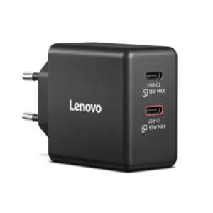 CARICABATTERIE LENOVO 40AW065BEU DUAL 2XUSB-C 65W CAVO 1,5MT