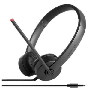 CUFFIE+MICROFONO LENOVO 4XD0K25030 ANALOGICHE BLACK CAVO 1,2MT 0,11KG PLUG-AND-PLAY FINO:31/03
