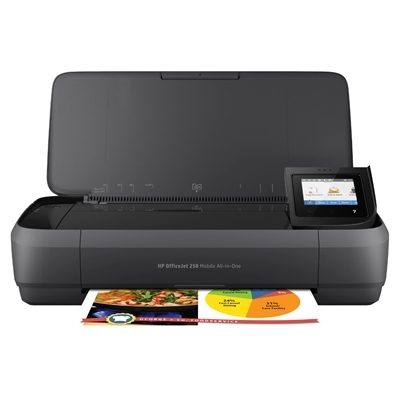 STAMPANTE HP MFC OFFICEJET MOBILE 250 CZ992A BLACK 3IN1 FINO 20PPM WIFI-USB EPRINT 3.06KG INCL. BATTERIA E CAVO 1YFINO:31/03