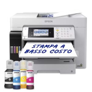 STAMPANTE EPSON MFC INK ECOTANK PRO ET-16685 C11CH71412 A3+ 4IN1 25PPM ISO ADF50FG F/R 250FG LCD PCL PS3 USB LAN WIFI FINO:31/03