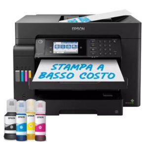 STAMPANTE EPSON MFC INK ECOTANK ET-16605 C11CH72405 A3+ 4IN1 32/22PPM ADF50FG F/R 550FG LCD USB LA WIFI DIRECT