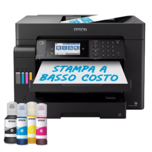 STAMPANTE EPSON MFC INK ECOTANK ET-16605 C11CH72405 A3+ 4IN1 32/22PPM ADF50FG F/R 550FG LCD USB LA WIFI DIRECT