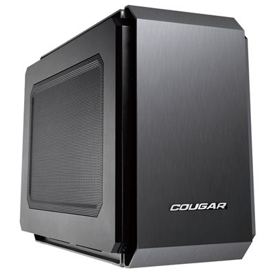 CABINET MINI ITX COUGAR 108M020 QBX EUROPE NERO 178X291X384MM 2SLOT 1X3,5" 4X2,5" 2XUSB3.0