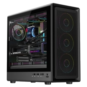 CABINET ITEK MESHCORE 36B - GAMING TOWER, ATX, 4X12CM ARGB FAN, 2XUSB3, TYPE-C, TEMP GLASS SIDE PANEL (ITGCAMC36B) FINO:31/03