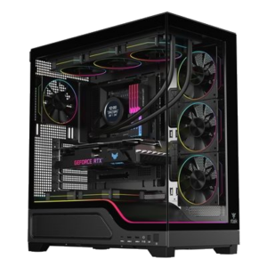 CABINET ITEK SHOWBUI WAVE 82B - GAMING TOWER, ATX, 4X12CM ARGB FAN, 2XUSB3, TYPE-C, DARKER GLASS SIDEFRONT PANEL (ITG FINO:31/03