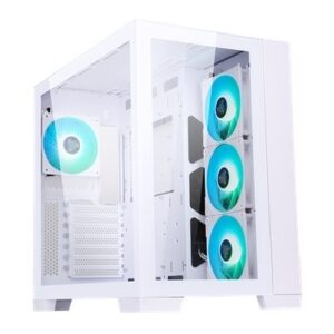 CABINET ITEK DARK CAVE - GAMING TOWER, ATX, 4X12CM ARGB FAN, 2XUSB3, TYPE-C, SIDEFRONT PANEL TEMP GLASS, WHITE (ITG FINO:31/03