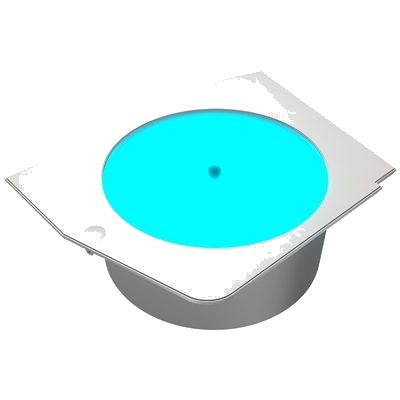 PIATTAFORMA LUMINOSA ROTANTE PER CABINET FV270 BIANCO