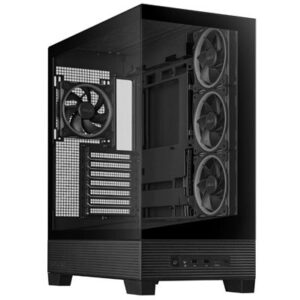 CABINET ATX MIDI TOWER ASUS A31 PLUS TG ARGB BLACK ATX 2XCOMBO-BAY 7XSLOT-ESP. NO-ALIM. 238X511X435MM 90DC00R0-B19000