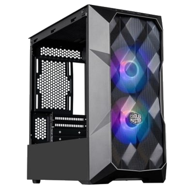 CABINET ATX MICRO TOWER COOLER MASTER TD300-KGNN-S00 MASTERBOX TD300 MESH BLACK 2X3.5 2X2.5 2XUSB3.2 ARGB LATO TRASP. NOALIM.