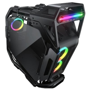 CABINET MIDI TOWER COUGAR 385LMS0 CRATUS NERO 283X636X635MM 7SLOT 2X3,5" 3X2,5" VETRO LATERALE 3XFAN RGB