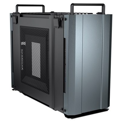 CABINET MINI TOWER COUGAR 385QM90G DUST IRON GRAY 175X299X403MM 2SLOT 1X3,5" 2X2,5"