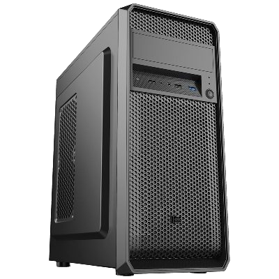 CABINET ITEK PRIME DARK - MIDDLE TOWER, ATX, 2X5.25, 2X3.5, 1XUSB3.0 2XUSB2.0, 1X12CM FAN, ALIM 500W (ITOCPR10D) FINO:31/03