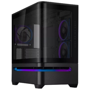 CABINET ATX SMALL TOWER ASUS PRIME AP202TG ARGB BLACK MICROATX-MINIITX 2X2,5/3,5COMBO-BAY 4XSLOT-ESP. NO ALIM. 90DC00P0-B19000